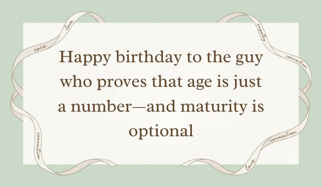 Sage green card layout bordered by decorative ribbons presenting birthday wishes for belated birthday reading, "Forgive the delay, but please know that you were never forgotten or overlooked"