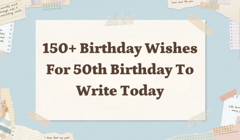 birthday wishes for 50th birthday