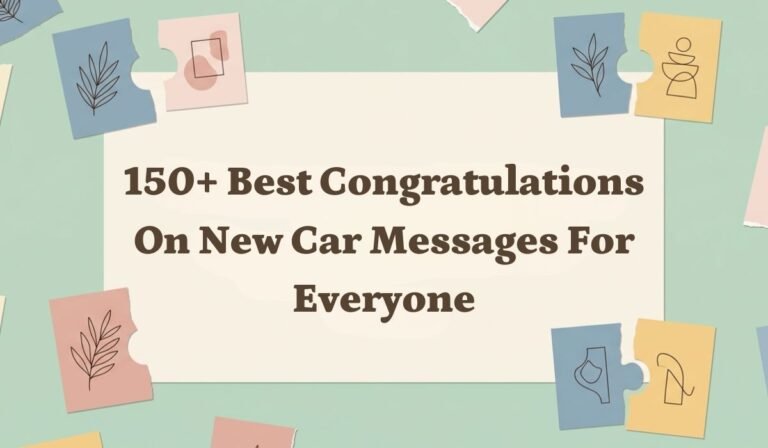 150+ Best Congratulations on New Car Messages for Everyone