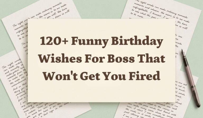 120+ Funny Birthday Wishes for Boss That Won't Get You Fired