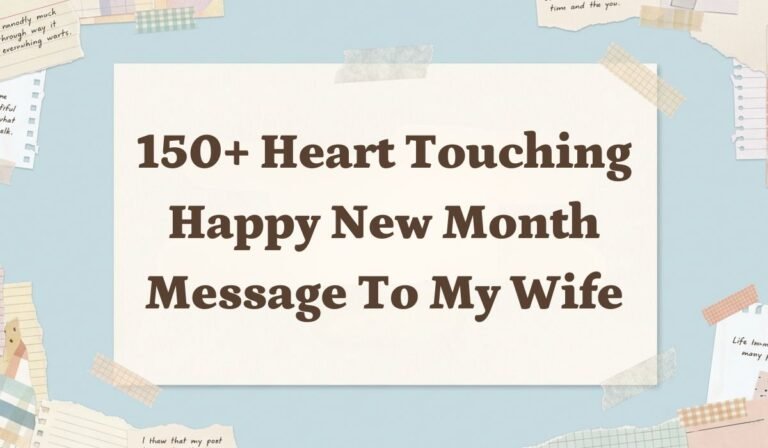 150+ Heart Touching Happy New Month Message to My Wife