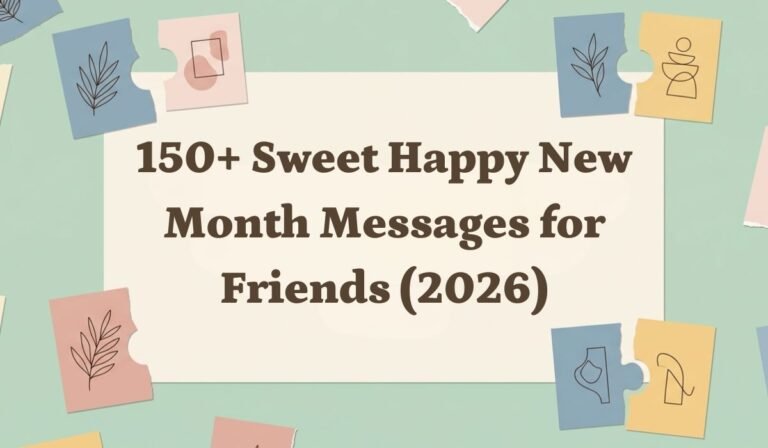 150+ Sweet Happy New Month Messages for Friends (2026)