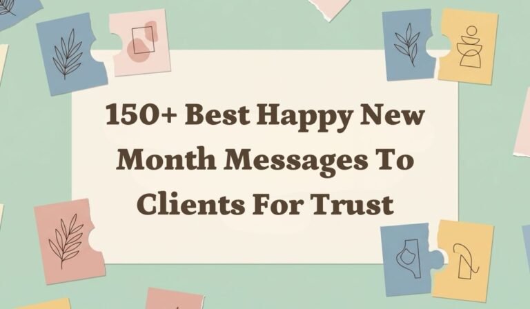 150+ Best Happy New Month Messages to Clients for Trust