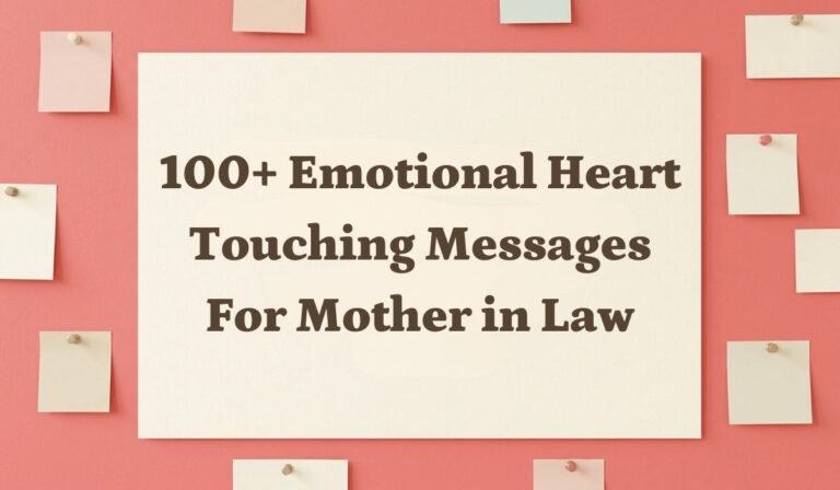 100+ Emotional Heart Touching Messages for Mother in Law