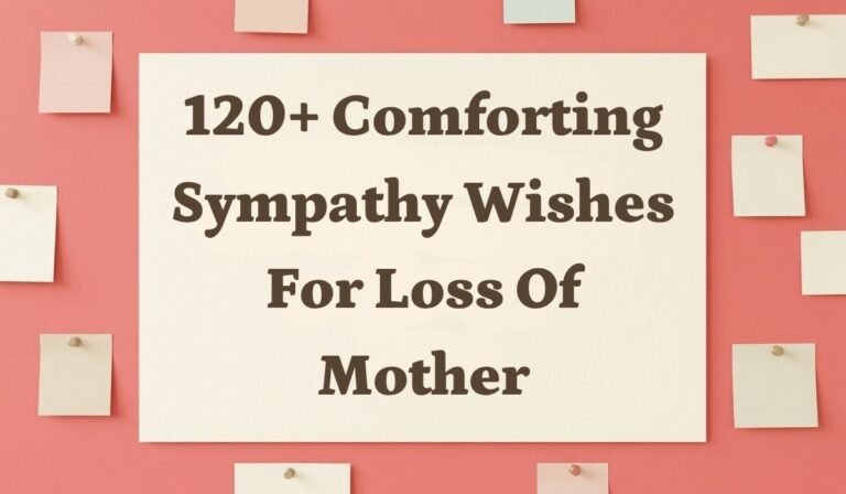 120+ Comforting Sympathy Wishes for Loss of Mother