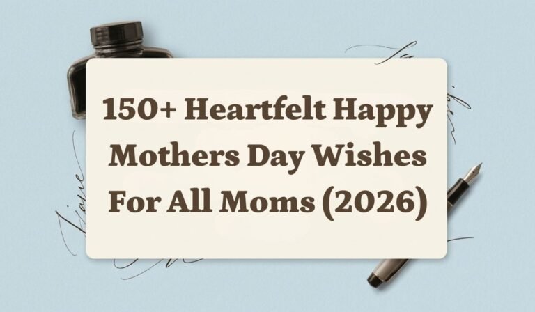150+ Heartfelt Happy Mothers Day Wishes for All Moms (2026)