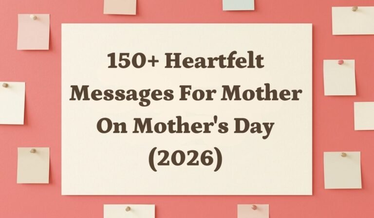 150+ Heartfelt Messages for Mother on Mother's Day (2026)