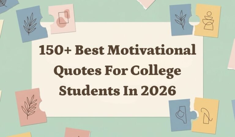 150+ Best Motivational Quotes for College Students in 2026