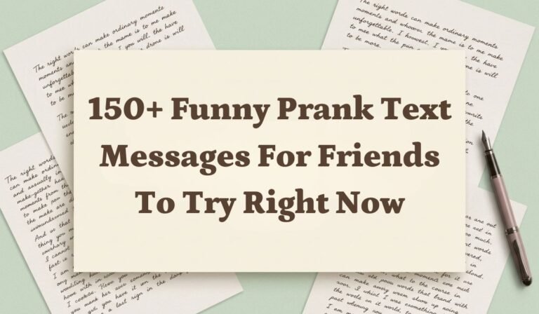 150+ Funny Prank Text Messages for Friends to Try Right Now