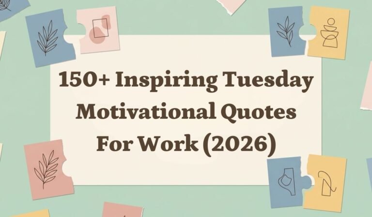 150+ Inspiring Tuesday Motivational Quotes for Work (2026)